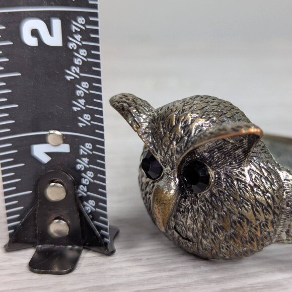 Silver Tone Owl Cuff Bracelet - Picture 11 of 11